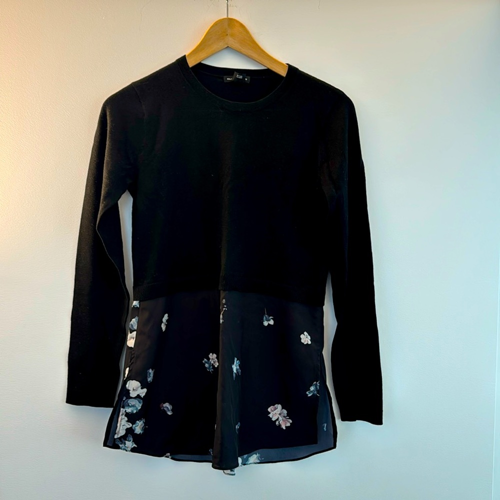 Club Monaco Floral Sweater